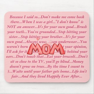 MOMisms... mousepad