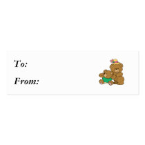 Momma and Baby Boy Bear Business Cards