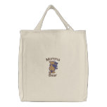 Momma Bear Cute Customizable Embroidery Bag embroidered bags