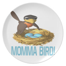 Momma Bird 6 Dinner Plate