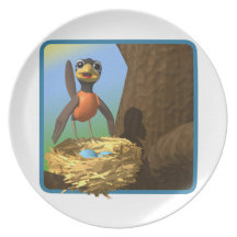 Momma Bird Dinner Plates