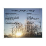 "Momma Can We Eat Today?"  ~  Postcard