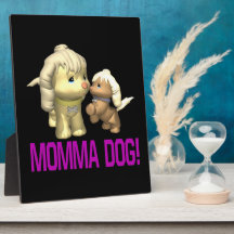 Momma Dog Photo Plaques