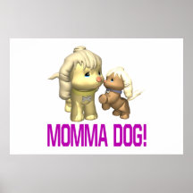 Momma Dog Print