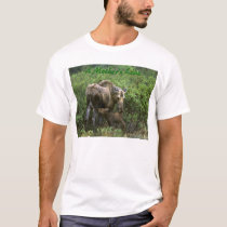 Momma Moose & Calf, A Mother's Love t-shirts