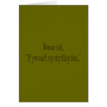 Momma said Momma said