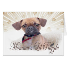 Momma's Lil Puggle Cards
