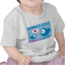 momma's little tweetheart t-shirts