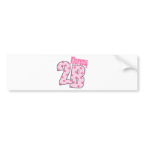 Mommy 2 B (Pink) bumper stickers by LushLaundry Mommy 2 B (Pink) bumper stickers