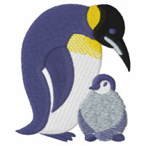 Mommy and Baby Penguin embroidered shirts by silly_strings Mommy and Baby Penguin embroidered shirts
