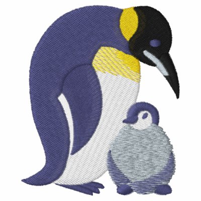 Mommy and Baby Penguin Polo Shirt