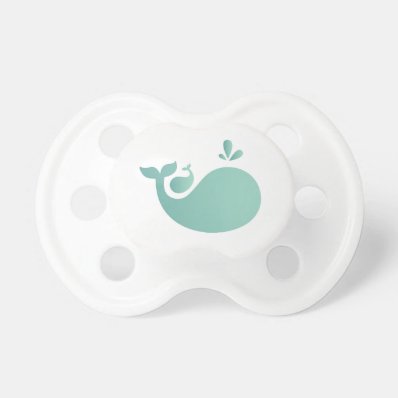 Mommy and Baby Whale Pacifier BooginHead Pacifier