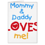 Mommy and Daddy Loves Me cards