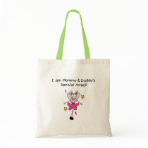 Mommy and Daddy's Special Angel Tote Bags