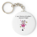 Mommy and Daddy's Special Angel Keychains