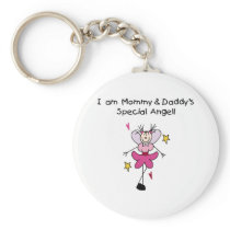 Mommy and Daddy's Special Angel Keychains