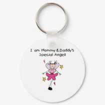 Mommy and Daddy's Special Angel keychains