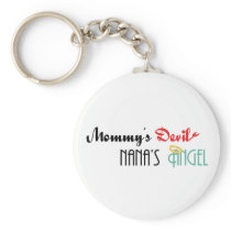 Mommy's Devil, Nana's Angel Keychains