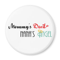 Mommy's Devil, Nana's Angel Magnets