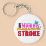 Mommy Conquered Stroke Key Chain