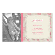 Mommy Custom Photo Calling Card Business Card