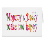 Mommy & Daddy Greeting Cards