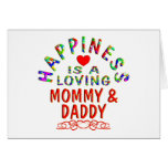 Mommy & Daddy Happiness cards