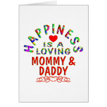 Mommy & Daddy Happiness cards