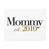 Mommy Est 2010 postcards