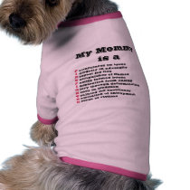 Mommy is a Firefighter pet clothing