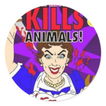 Mommy Kills Animals stickers