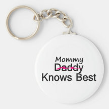 Mommy Knows Best Keychain