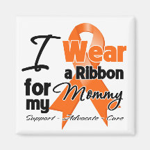 Mommy - Leukemia Ribbon Magnet