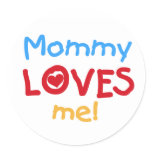 Mommy Loves Me stickers