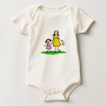 Mommy & Me (Brunette with No Title) t-shirts by donnabellas Mommy & Me (Brunette with No Title) t-shirts