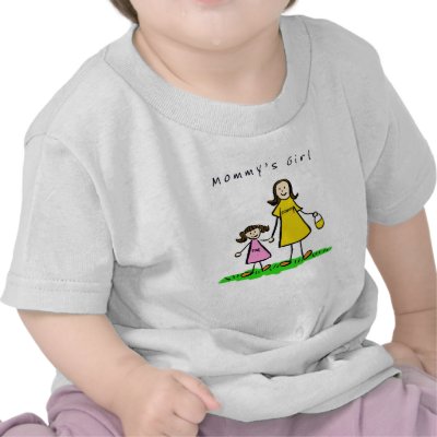 Mommy & Me (Brunette with Title) Tshirt by donnabellas