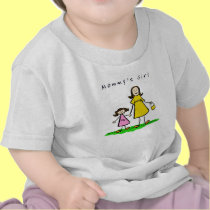 Mommy & Me (Brunette with Title) t-shirts