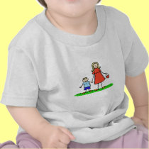 Mommy & Me T-Shirt (Blond with No Title)