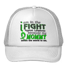 Mommy Means The World To Me Lymphoma Trucker Hat