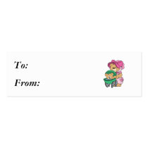 Mommy N Baby Bear in Stroller business cards