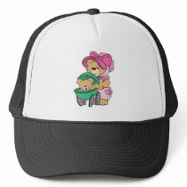 Mommy N Baby Bear in Stroller hats by doonidesigns Mommy N Baby Bear in Stroller hats