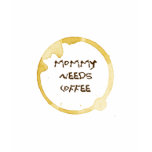 Mommy Needs Coffee scoop-neck t-shirt