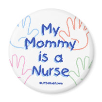 Mommy Nurse Hands Refrigerator Magnet