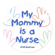 Mommy Nurse Hands Sticker