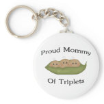 Mommy Of Triplets Keychains