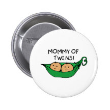 Mommy of Twin Pod Buttons