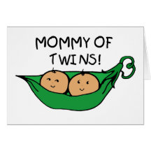 Mommy of Twin Pod Cards