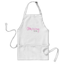 Mommy To Be (Pink Script) Apron