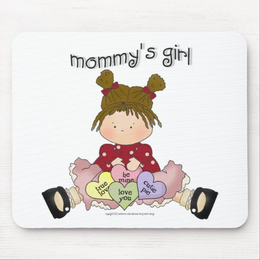 ♥ mommy's girl ♥ girly giggles mousepad