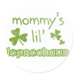 Mommy's Lil' Leprechaun stickers